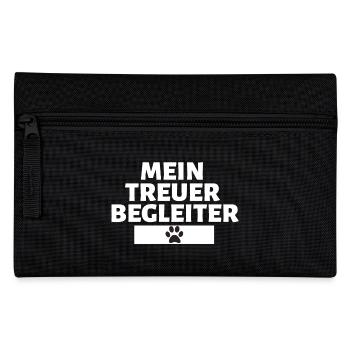 Mein treuer Begleiter Hundefreund - Federtasche - Schwarz - Vorne