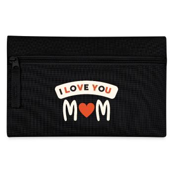 I love you Mom - Pencil Case - black - Front