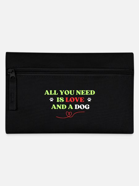 Hundespruch Hundesprüche Hund Hundeliebhaber - Federtasche - Schwarz