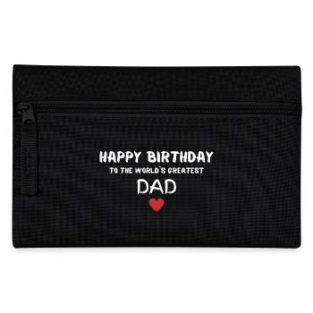 Joyeux anniversaire Papa Personne préférée Anniversaire - Trousse - noir - Devant