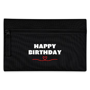 Happy Birthday Birthday Greeting Birthday Gift - Pencil Case - black - Front