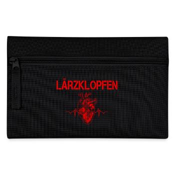 Lärzklopfen_red - Federtasche - Schwarz - Vorne