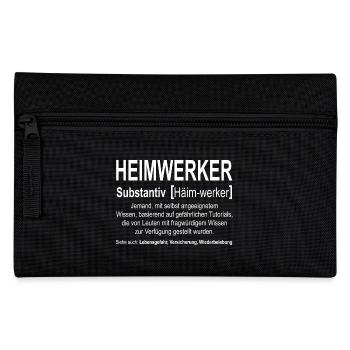 Heimwerker - Bedeutung - Federtasche - Schwarz - Vorne