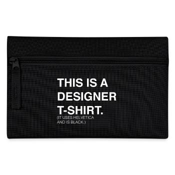The Designer Shirt - Federtasche - Schwarz - Vorne