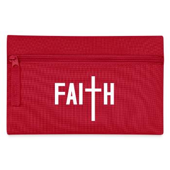 Faith - Pencil Case - red - Front
