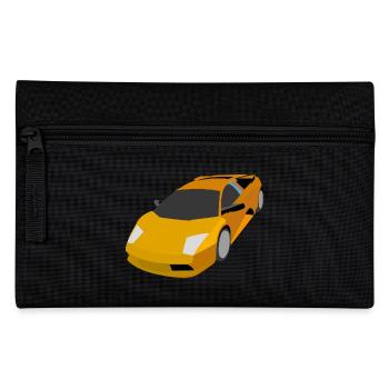 Rennauto - Federtasche - Schwarz - Vorne