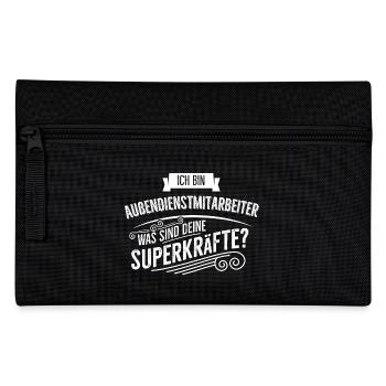 Aussendienstmitarbeiter - Federtasche - Schwarz - Vorne