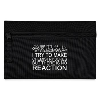I try to make chemistry jokes - Trousse - noir - Devant