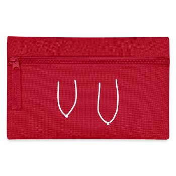 Sexy Hängend Brüste Titten Möpse Melonen Geschenk - Federtasche - Rot - Vorne