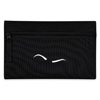 Raised Eyebrow - White - Pencil Case - black - Front