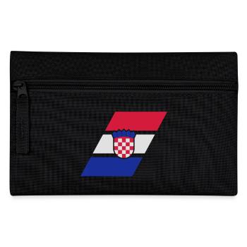 croatia stripe flag - Federtasche - Schwarz - Vorne