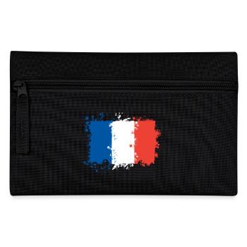 Drapeau de la France - Trousse - noir - Devant