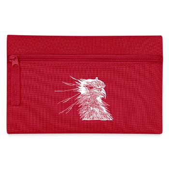Vogel - Federtasche - Rot - Vorne