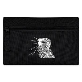 Vogel - Federtasche - Schwarz - Vorne