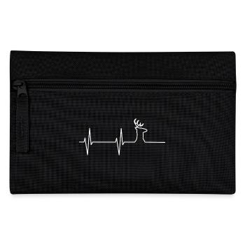 Heartbeat Heartbeat Deer Hunting Hunting - Pencil Case - black - Front