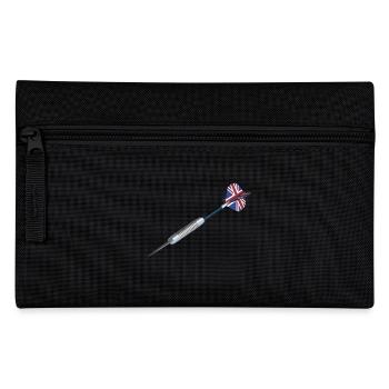 Great Britain darts arrow - Pencil Case - black - Front