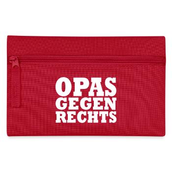 Grandpas against the right - Pencil Case - red - Front