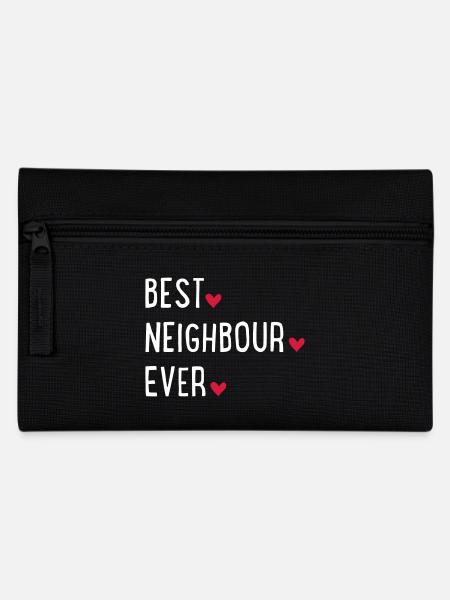 best neighbour ever - Pencil Case - black