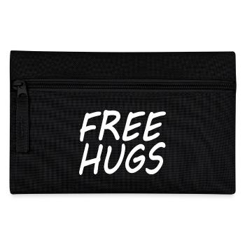 Free hugs - Federtasche - Schwarz - Vorne