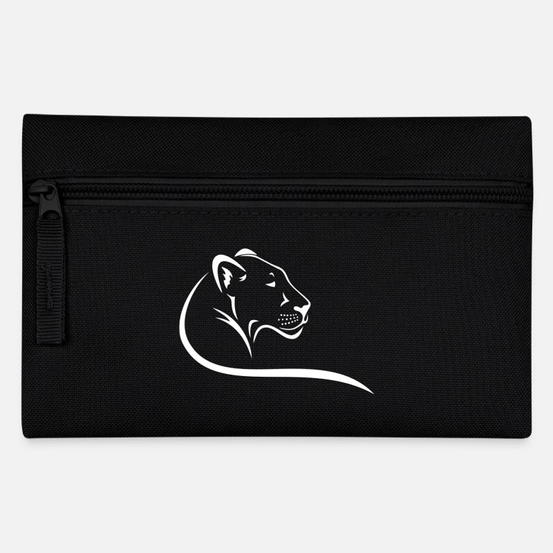 Lioness - Pencil Case - black