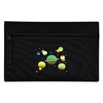 Galaxie spatiale Planète Étoiles - Trousse - noir - Devant