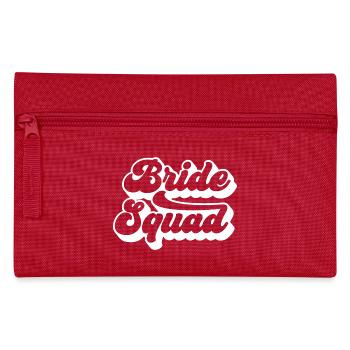 Bride Squad - Hen Night Women Bachelorette Party - Pencil Case - red - Front