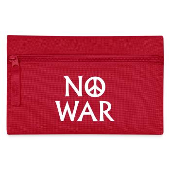 No War - Federtasche - Rot - Vorne