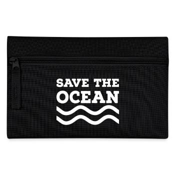 Save the Ocean - Pencil Case - black - Front