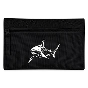 Grand requin vintage d’eau profonde - Trousse - noir - Devant