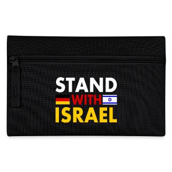 Stand with israel - Pencil Case - black - Front