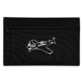 Avion vintage Popeller Flyer - Trousse - noir - Devant