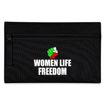 Women life freedom iran - Federtasche - Schwarz - Vorne