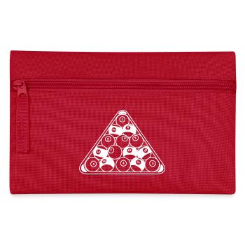 Billard Rack - Federtasche - Rot - Vorne