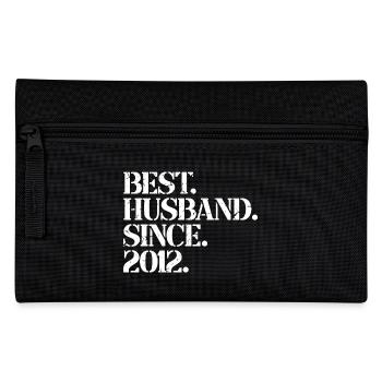 Bester Ehemann seit 2012, Geschenk zum 11-jährigen Jubiläum - Federtasche - Schwarz - Vorne