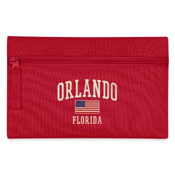 Orlando Florida Vintage Flag Design - Pencil Case - red - Front