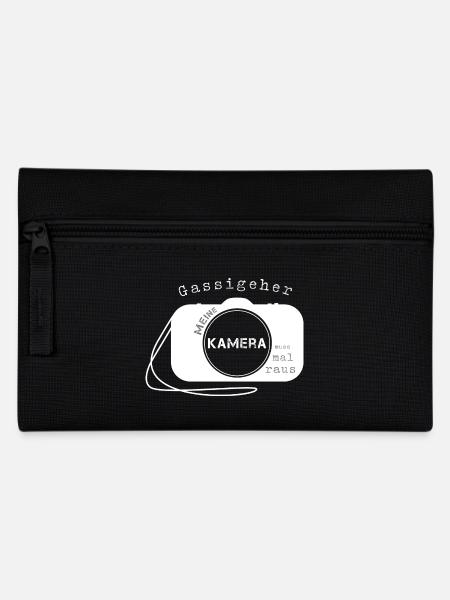 Fotograf fotografieren - Federtasche - Schwarz