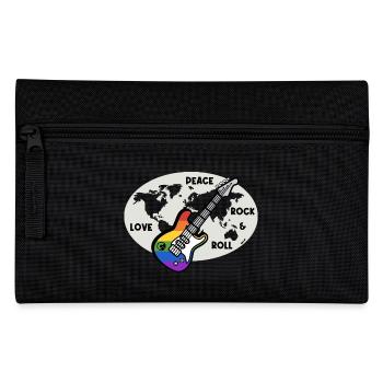 World Peace Rock - Federtasche - Schwarz - Vorne