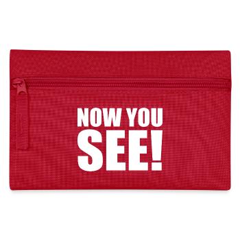 Now you see - Federtasche - Rot - Vorne