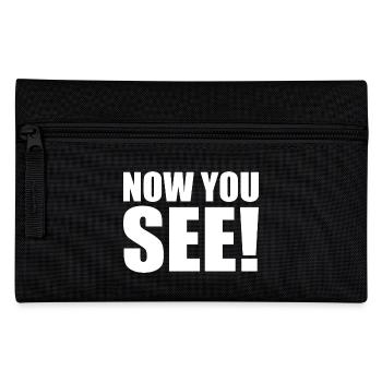 Now you see - Federtasche - Schwarz - Vorne