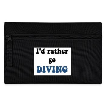 Autocollant Diving Diver - Trousse - noir - Devant