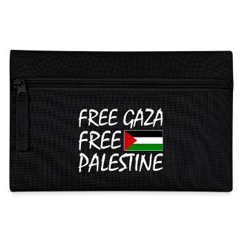 Free gaza Free palestine - Federtasche - Schwarz - Vorne