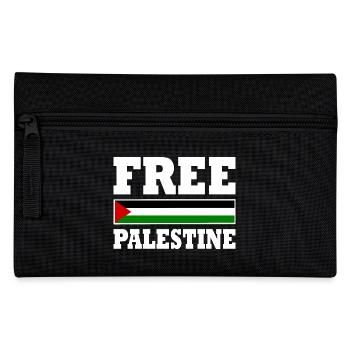 Free palestine - Pencil Case - black - Front