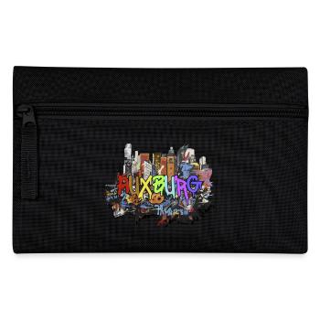 Augsburg in Graffiti Design Geschenk - Federtasche - Schwarz - Vorne