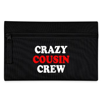 Crazy cousin crew - Pencil Case - black - Front