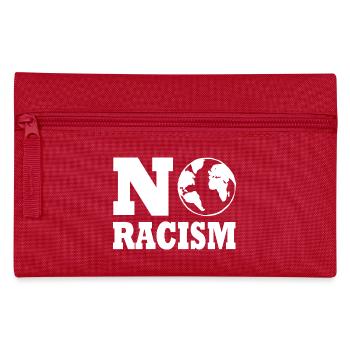 No racism - Federtasche - Rot - Vorne