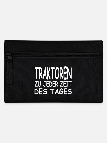Traktor - Federtasche - Schwarz
