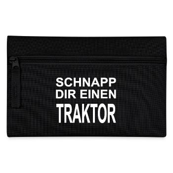 Traktor - Federtasche - Schwarz - Vorne
