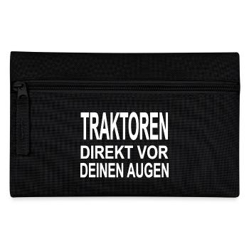 Traktor - Federtasche - Schwarz - Vorne