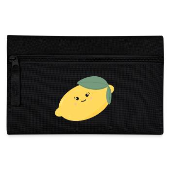 Sweet Lemon Kawaii - Pencil Case - black - Front