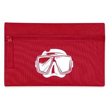 Diving mask for divers and the diving club - Pencil Case - red - Front